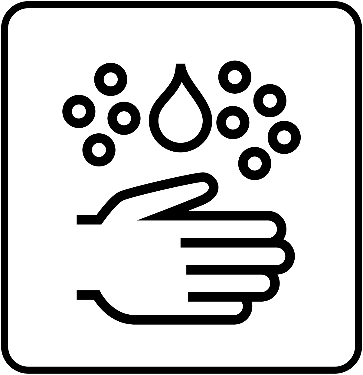 BAG Piktogramm - Hände waschen
