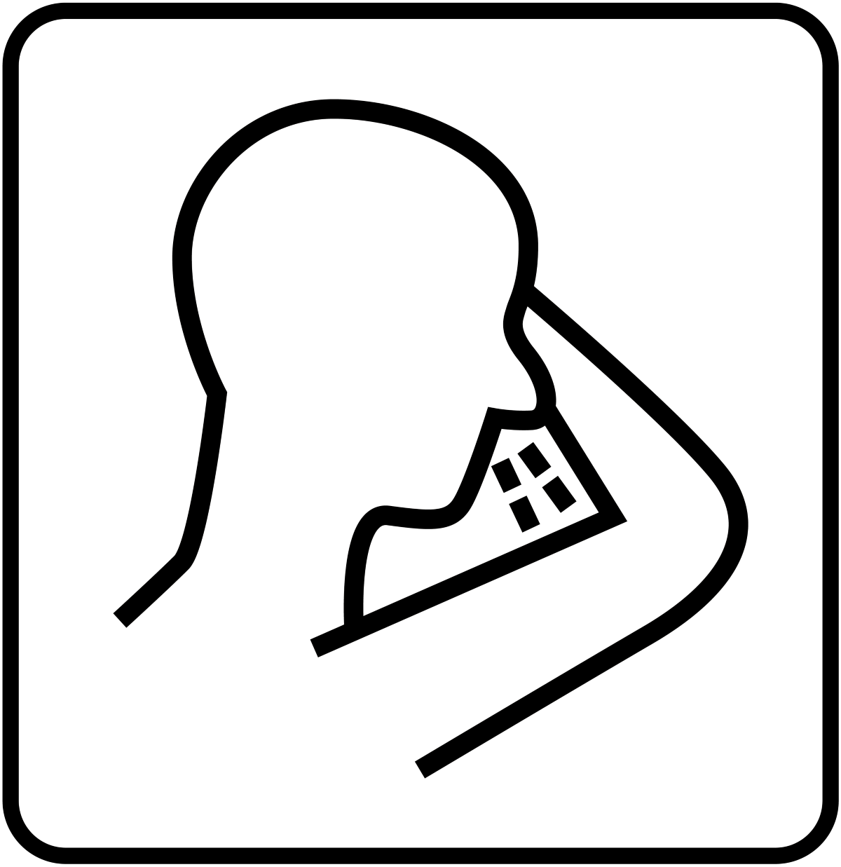 BAG Piktogramm - Niesen