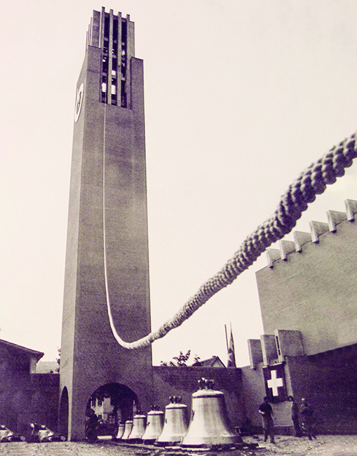 Glockenaufzug am 28. August 1972.   