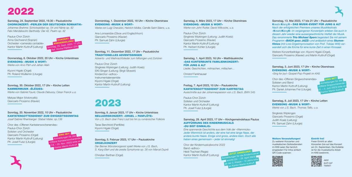 kirchenmusik grenzenlos programm 2022-23 